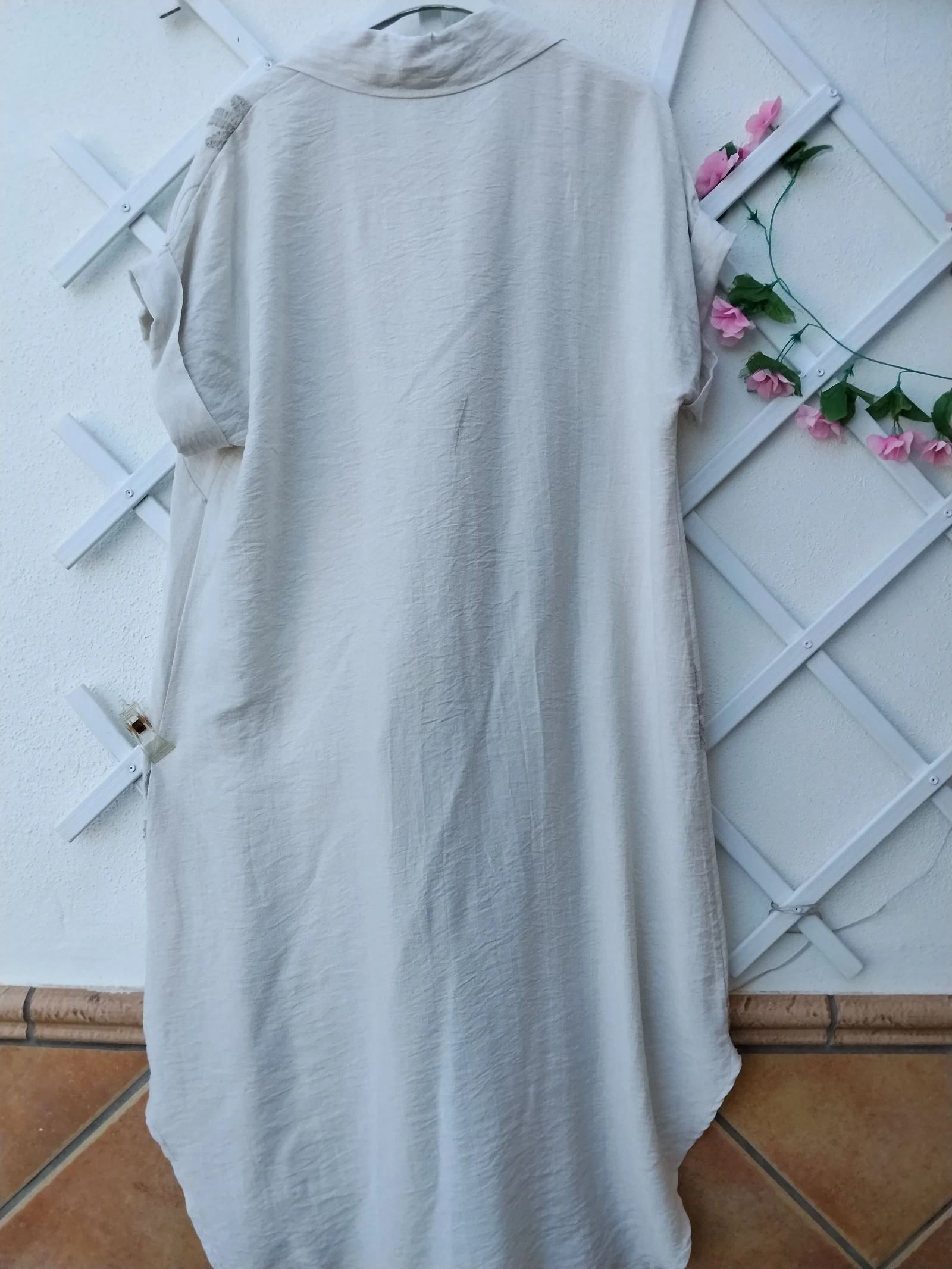 Vestido bordado de viscosa talla única hasta 44 fácil nuevo con etiqueta  – photo 3